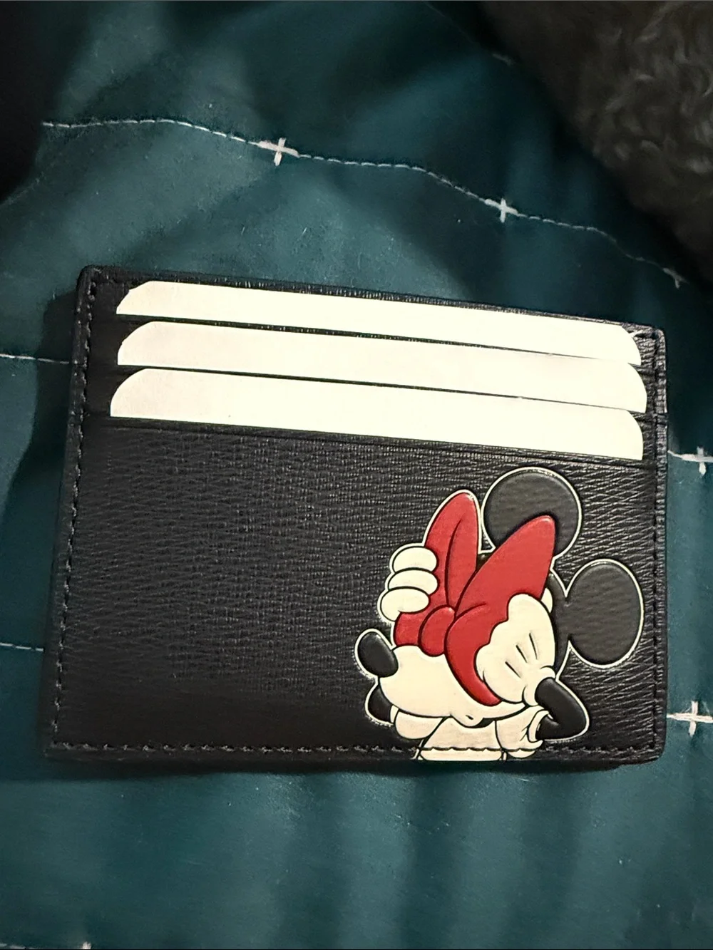 kate spade Black Minnie Mouse Crossbody with Red Bow